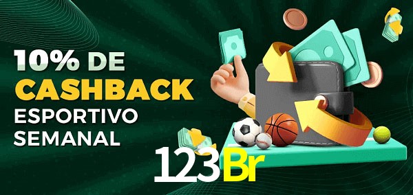 10% de bônus de cashback na 123Br